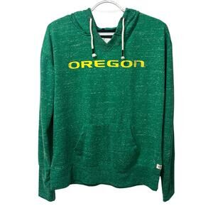 Oregon Ducks Colosseum Athletics Women's V-neck Hoodie Green Sz Small
